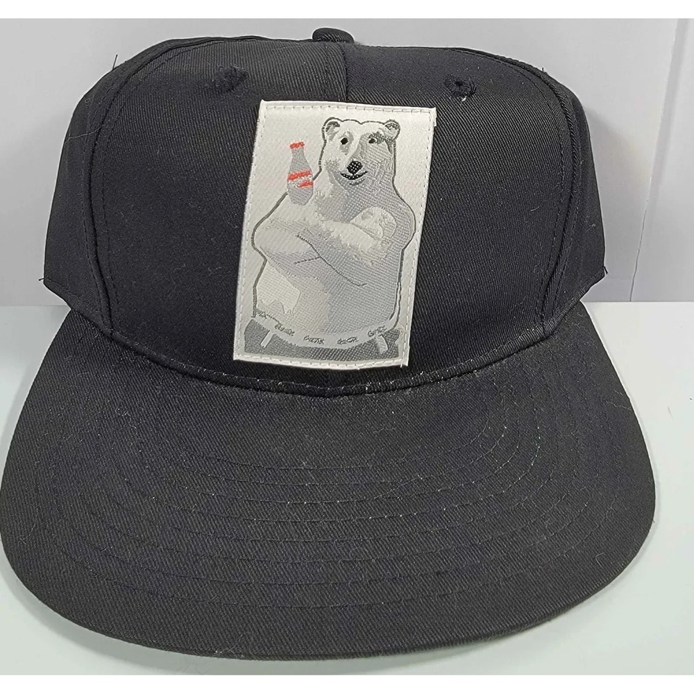 Lot Of 2 Vintage Coca Cola Snapback Hats Caps Polar Bears Youth NWT